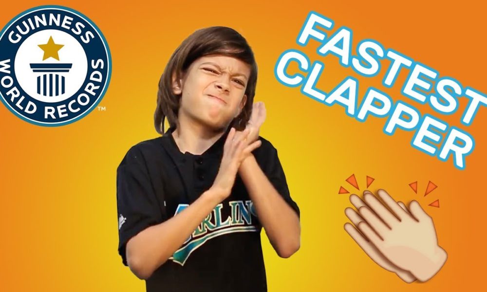This Kid Is Fast As Lightning! Fastest Clapper In The World BOB 100.7