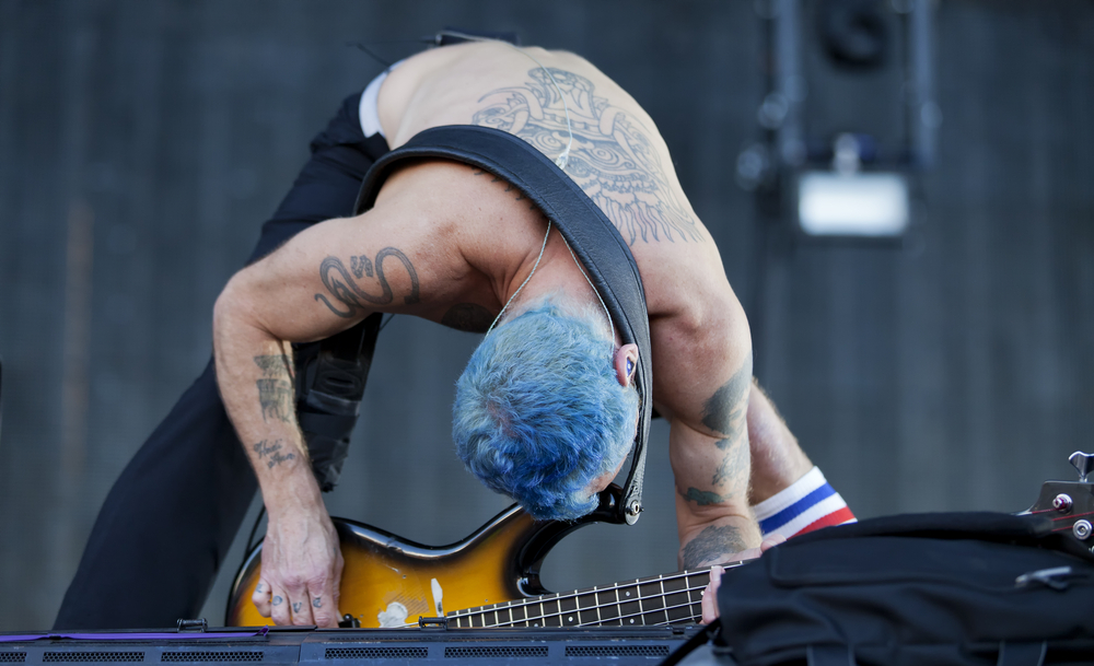 Flea, bassist for Red Hot Chili Peppers